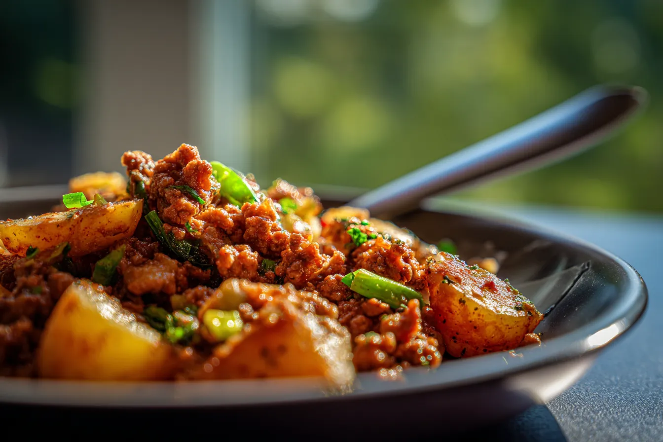 Delicious OnePan Ground Turkey Potatoes Meal Recipe