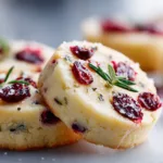 Orange Cranberry Shortbread Cookies