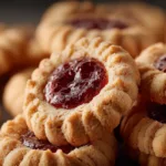 Peanut Butter and Jam Thumbprint Cookies