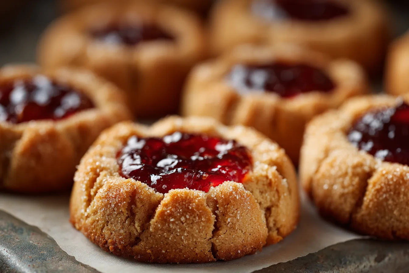 292 peanut butter and jam thumbprint cookies 3 69205fef1997f