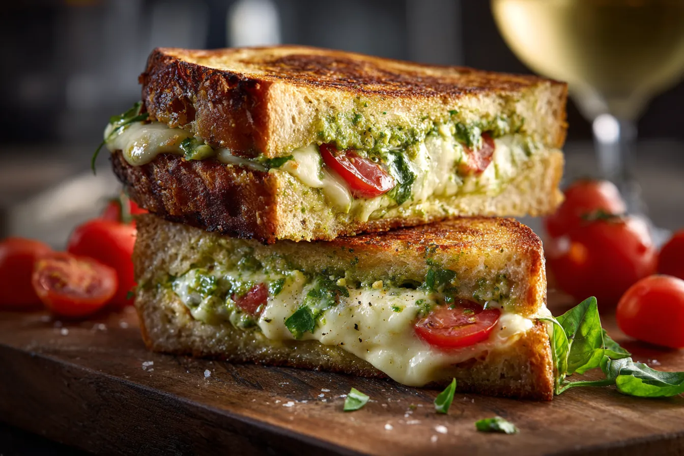 Irresistible Pesto Grilled Cheese Ultimate Savory Twist