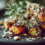 Roasted Herb-Infused Smashed Carrots