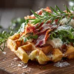 Savory Pizza Waffles