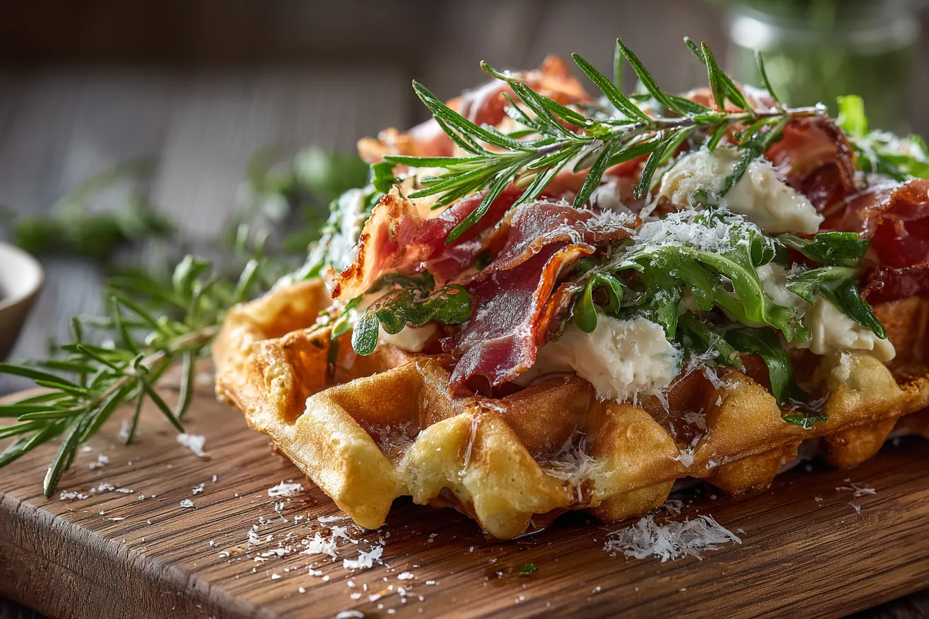 Delicious Savory Pizza Waffles MustTry Flavor Explosion