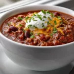 Slow Cooker Beef Chili Recipe