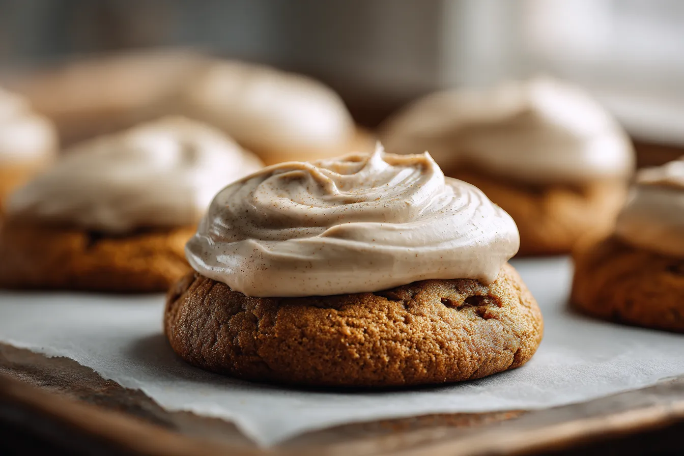 292 soft pumpkin cookies with cinnamon frosting 1 691afab31b2b0