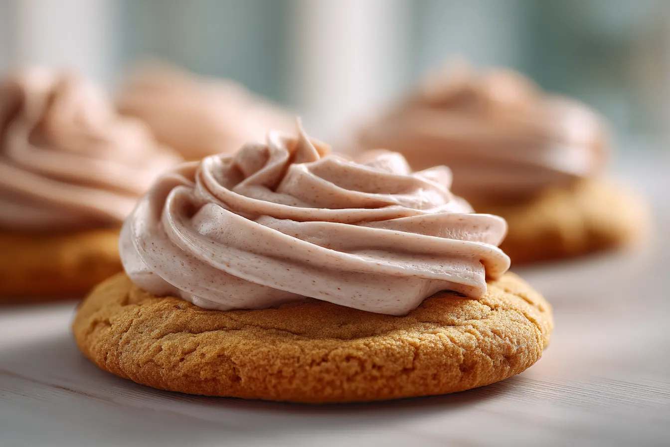 Irresistible Soft Pumpkin Cookies with Spicy Cinnamon Frosting