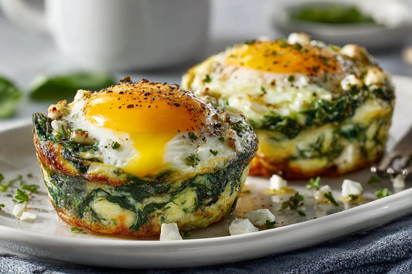 Delicious Spinach Feta Egg Cups Recipe for Healthy Snacking