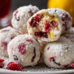 The BEST Cranberry Orange Snowball Cookies for the Holidays