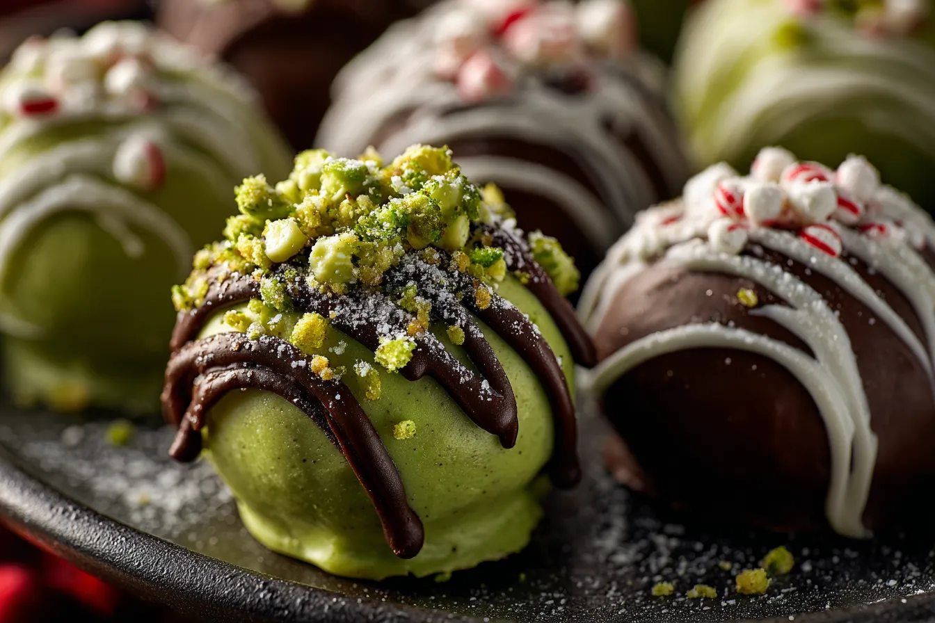 292 the best no bake grinch oreo truffles recipe 3 69260eb129550