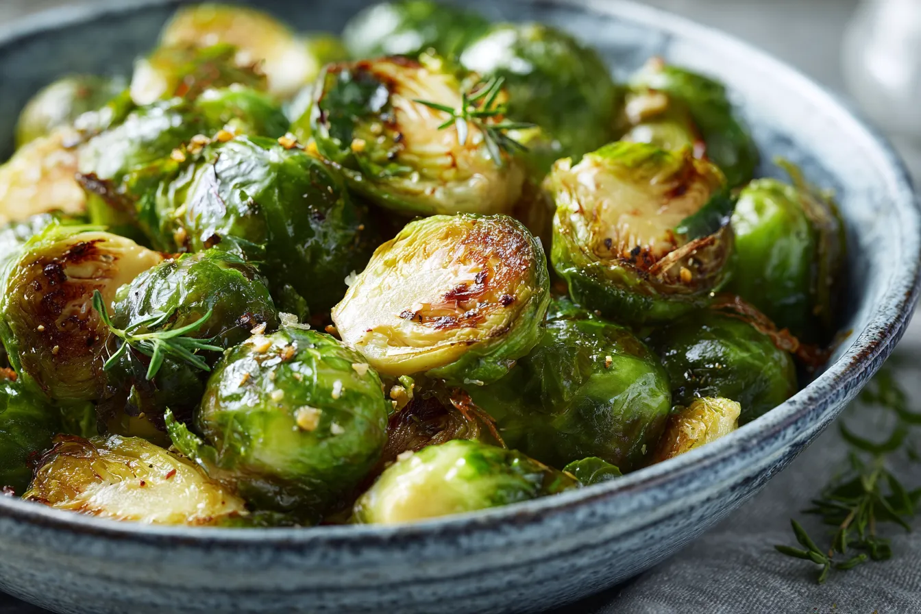 Crispy Air Fryer Brussels Sprouts Deliciously Quick Recipe
