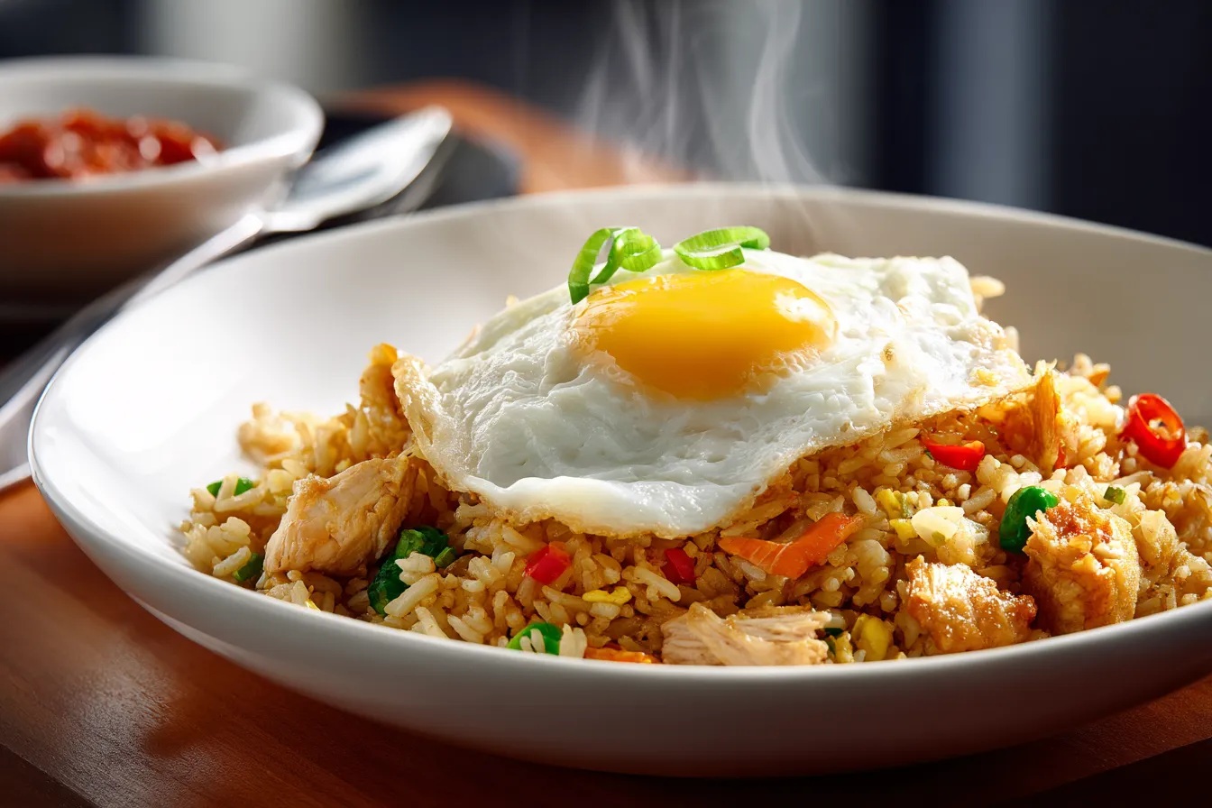 292 better than takeout easy chicken fried rice with eggs vegetables 3 6936974526d89