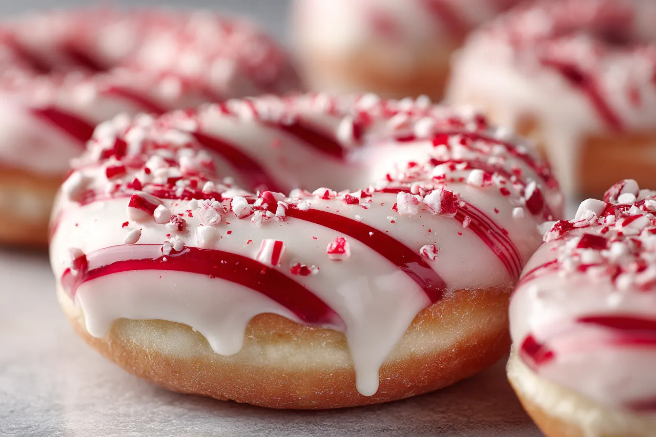 Irresistible Candy Cane Donuts Festive Treats to Savor