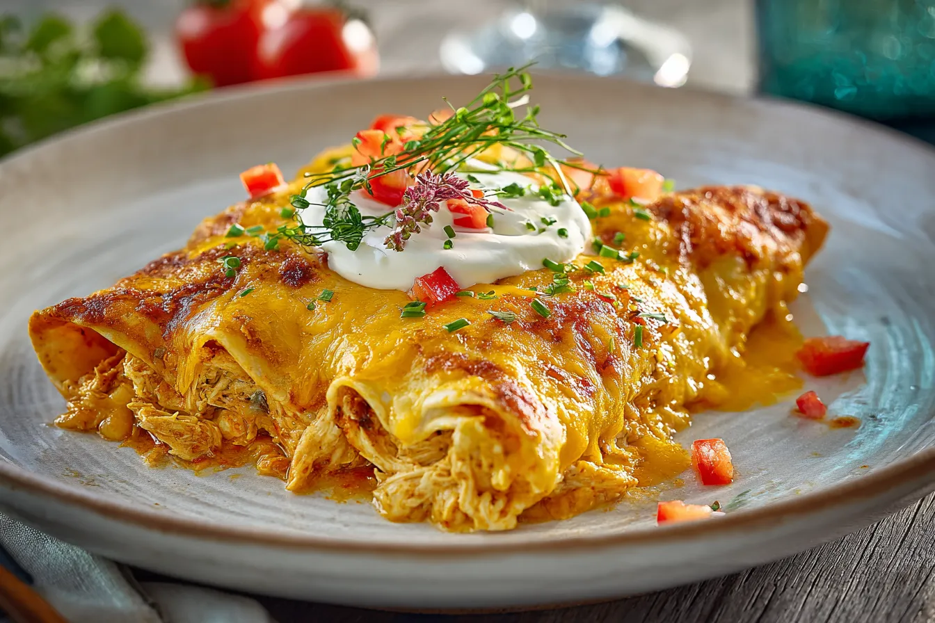 Mouthwatering Chicken Enchiladas Recipe for Quick Dinner Delight