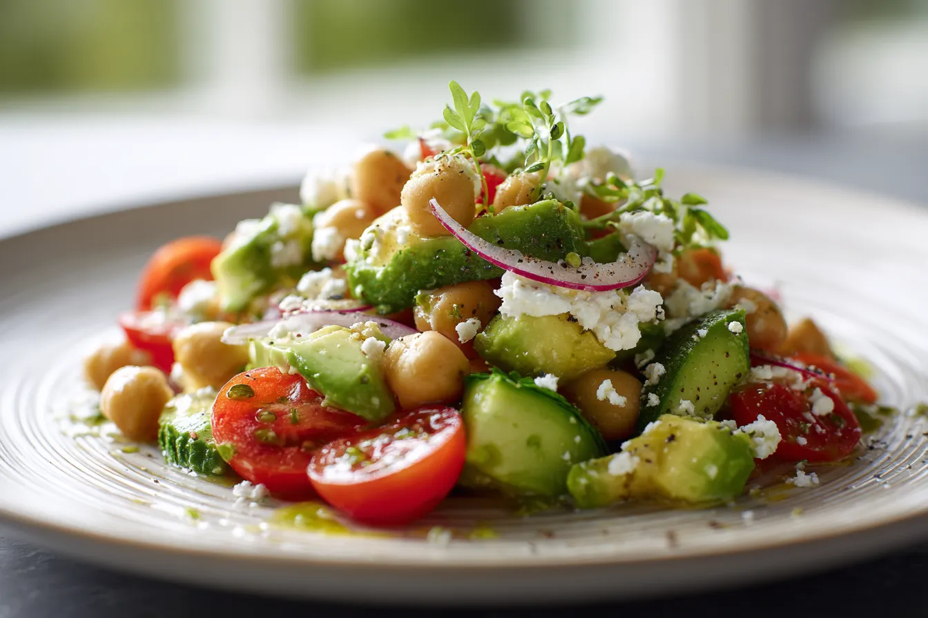 292 chickpea feta avocado salad 2 6940611734e3d