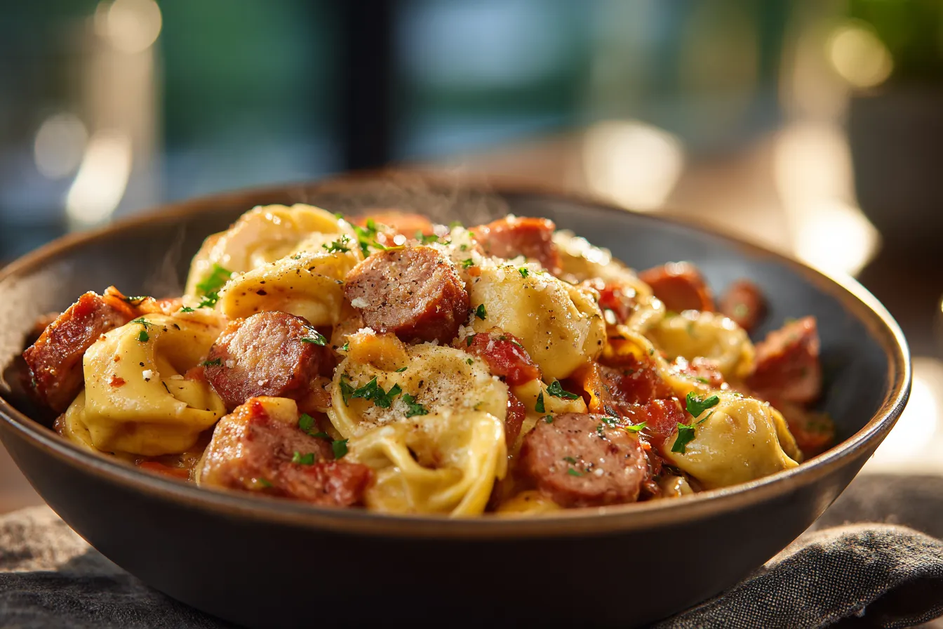 292 crockpot cheese tortellini and sausage 1 6932e5e876ff1
