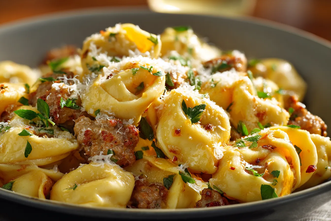 Savory Crockpot Cheese Tortellini Sausage Recipe to Delight