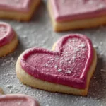 Cute Shortbread Hearts for Valentines or Galentines Day Baking!