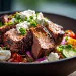 Delicious Mediterranean Steak Bowl Recipe