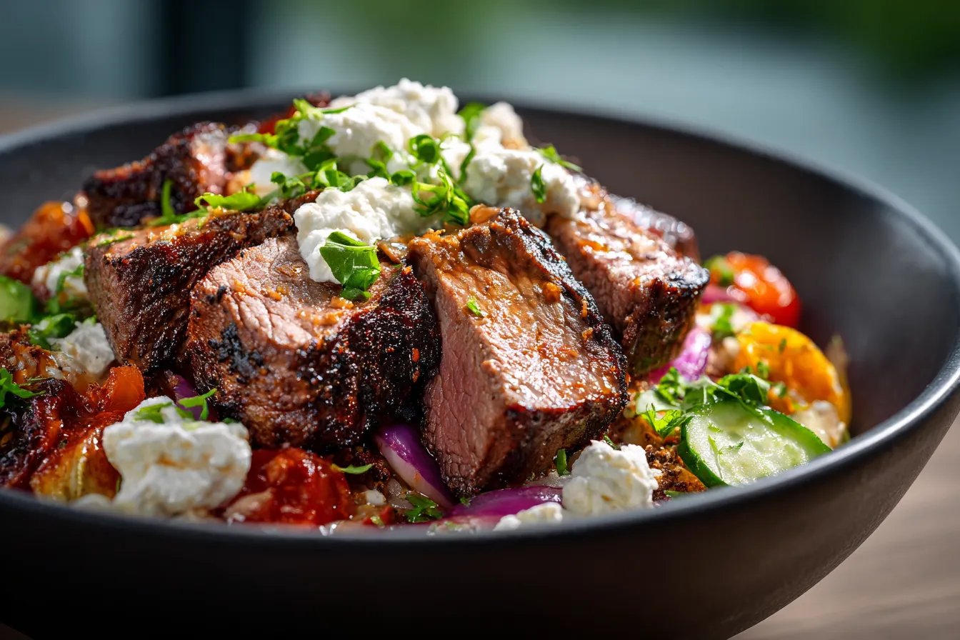 Mouthwatering Med Steak Bowl Recipe Quick Delicious Dish