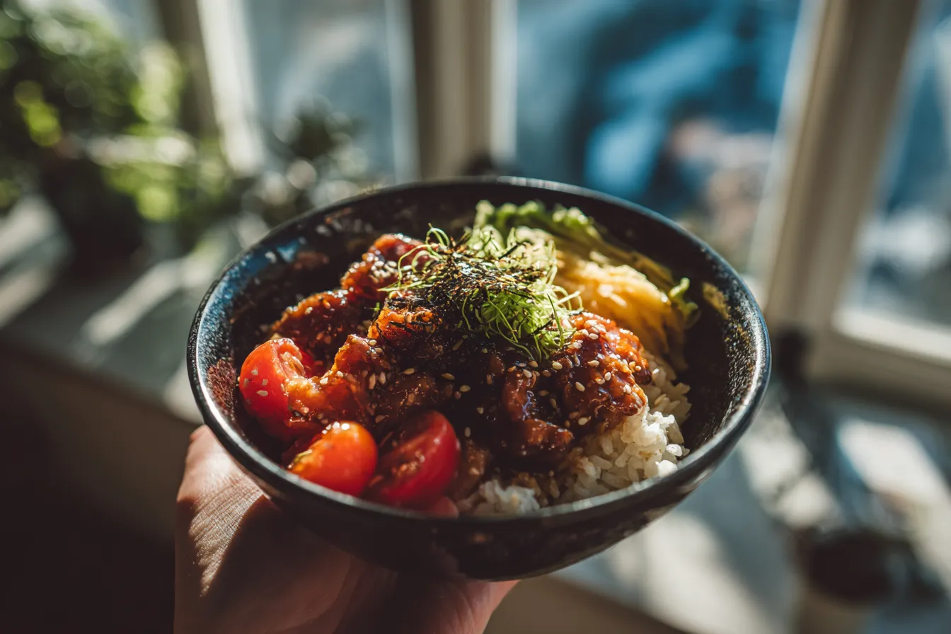 292 delicious sticky chicken rice bowls recipe 4 69495f17dd2ad