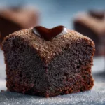 Dipped Heart Brownies