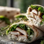 Easy Chicken Caesar Wraps