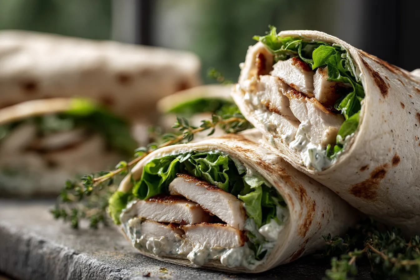 Irresistible Easy Chicken Caesar Wraps Quick Delicious Recipe