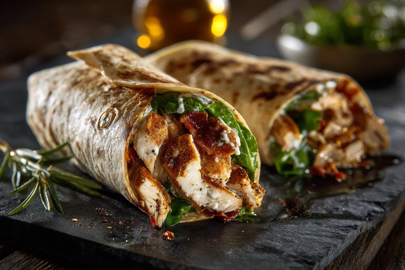 Irresistible Easy Chicken Caesar Wraps Quick Delicious Recipe