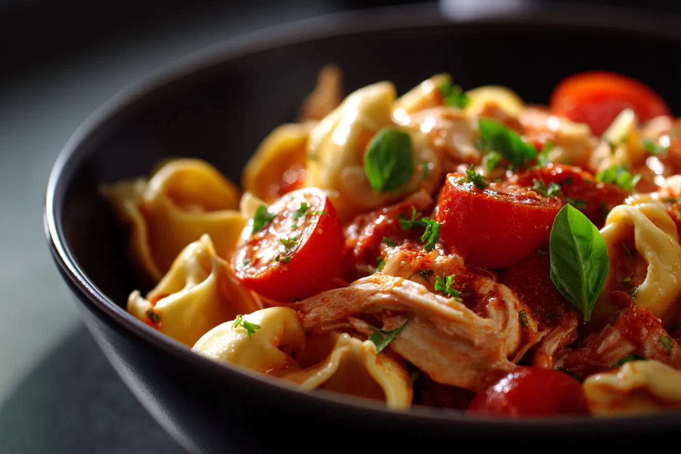 Irresistible Easy CrockPot Chicken Tortellini Creamy Comfort