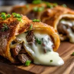Easy Keto Philly Cheesesteak Roll Ups So Cheesy