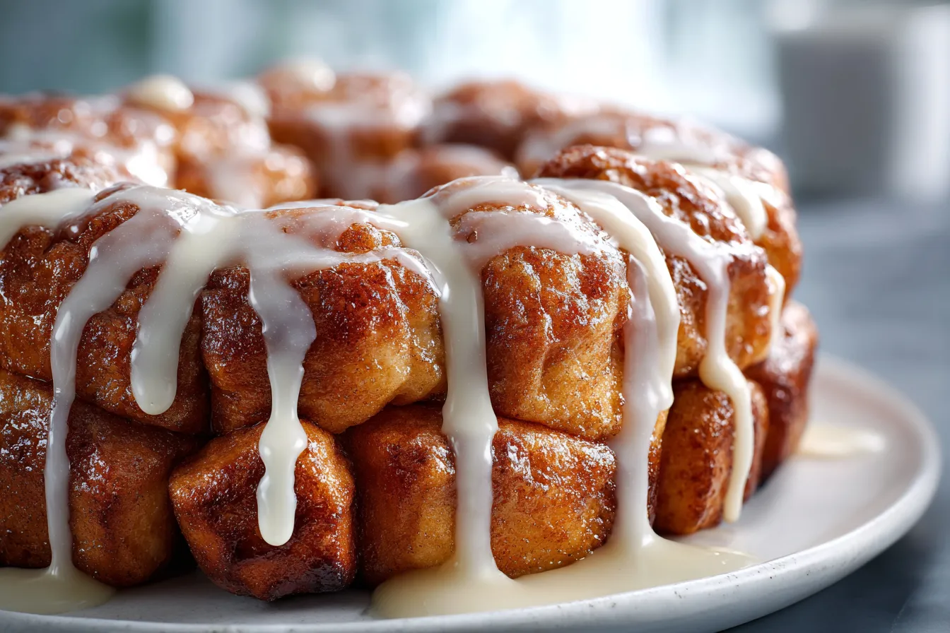 Irresistible Easy Monkey Bread with Sweet Cinnamon Sugar Glaze