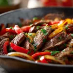 Easy Philly Cheesesteak Skillet