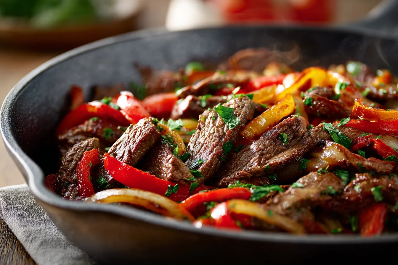 Irresistible Easy Philly Cheesesteak Skillet Recipe in Minutes