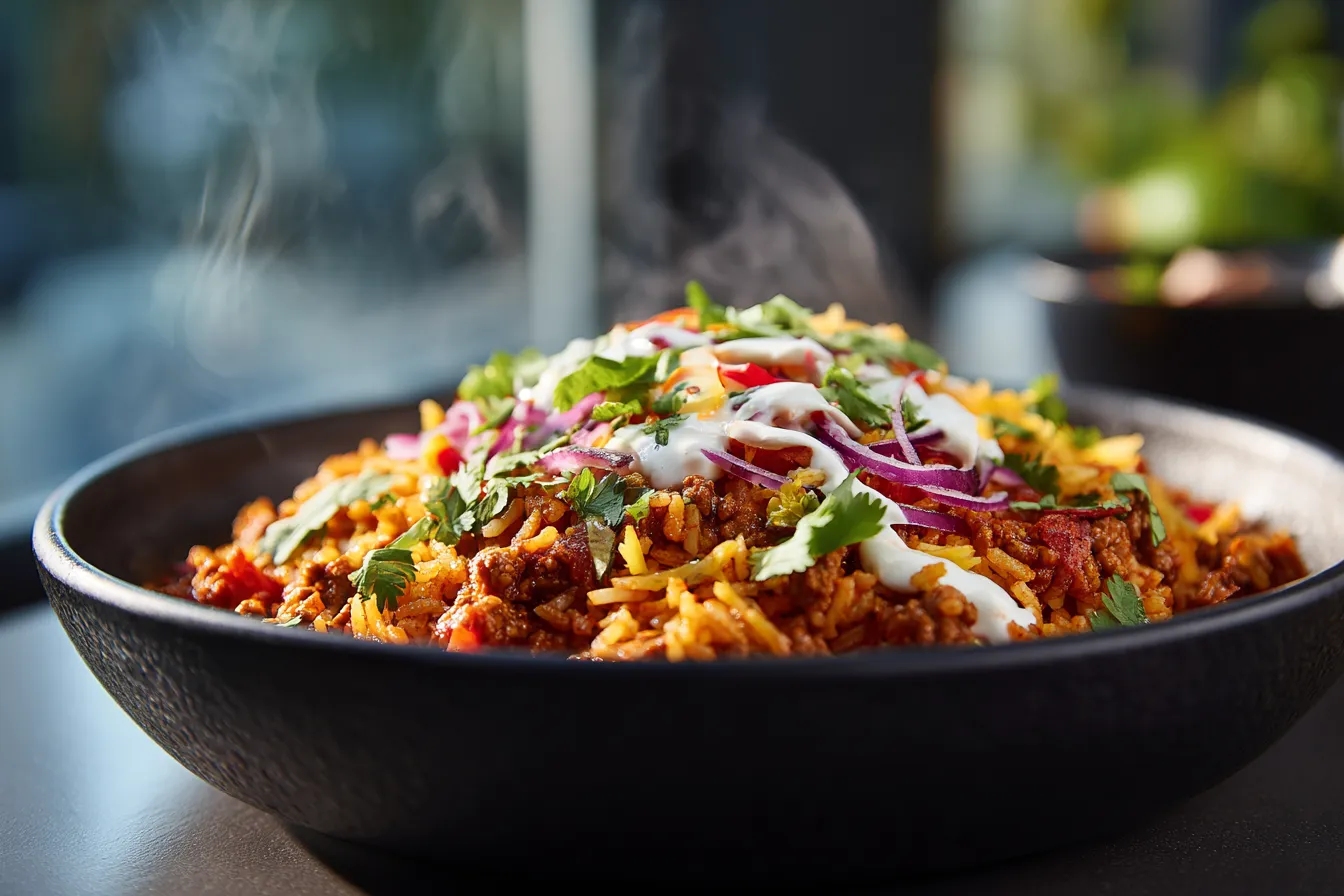 292 easy taco rice bowl quick and healthy dinner idea 4 6941c63a9ffea