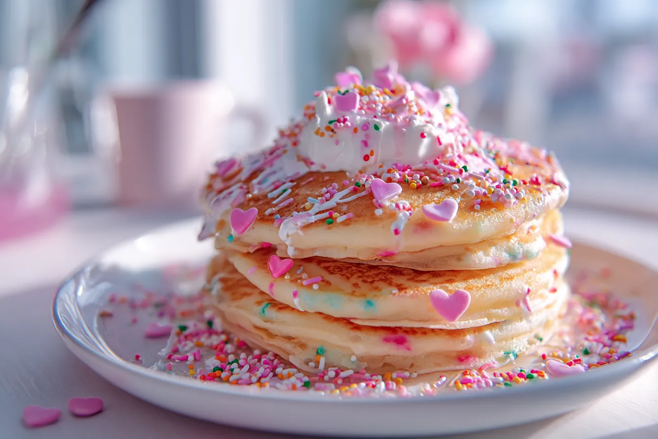 292 easy valentine s funfetti pancakes recipe breakfast done right 1 694956534cc13