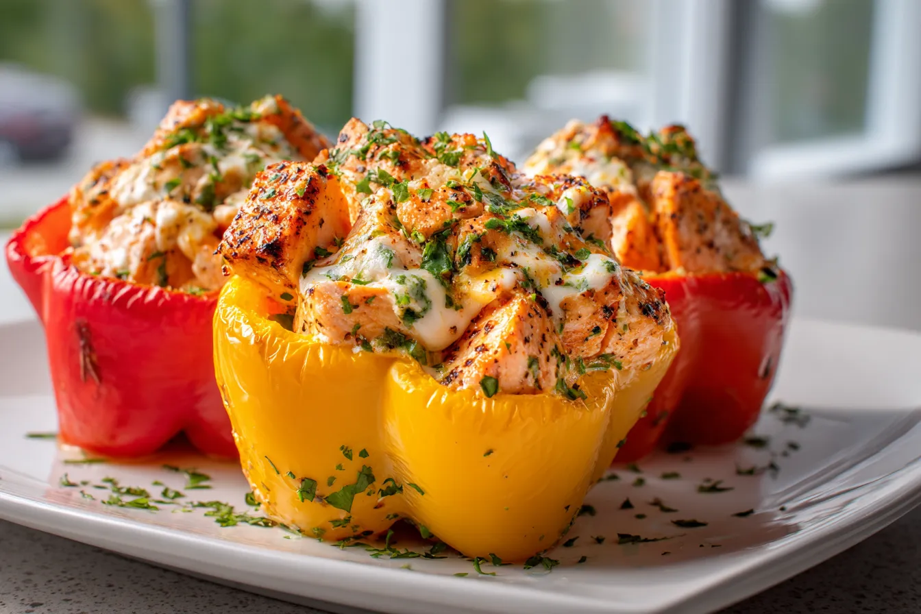 292 fajita chicken stuffed peppers recipe 4 694c36cea999b