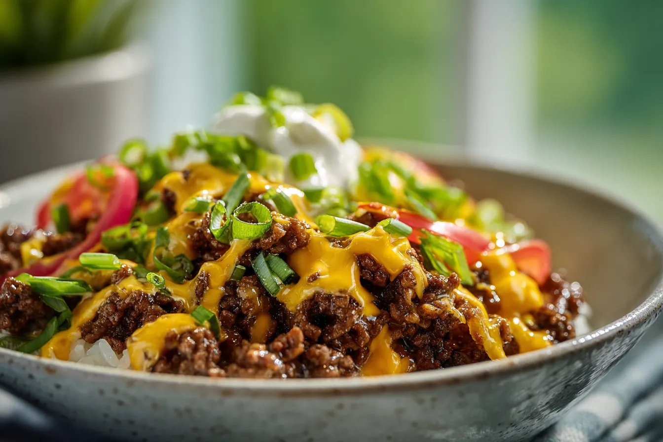 Savory Ground Beef Philly Cheesesteak Bowls Easy Meal Prep