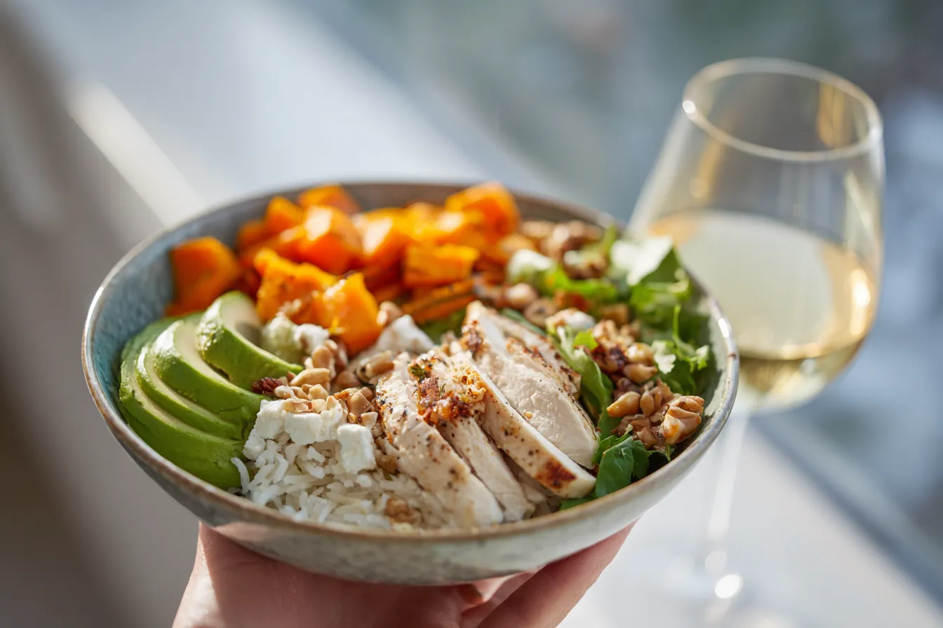 292 healthy chicken sweet potato rice bowl 2 694c405705c5a