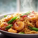 High-Protein Shrimp Stir Fry with Noodles (Quick & Easy)