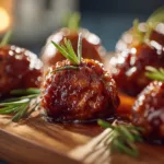 Honey BBQ Crockpot Meatballs - The Ultimate Easy Party Appetizer