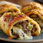 Keto Philly Cheesesteak Roll Ups
