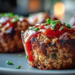 Kid-Friendly Meatloaf Muffins with Sweet Ketchup Glaze