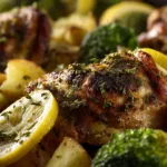 Lemon Garlic Chicken (Sheet Pan with Potatoes & Broccoli OR Marinade)