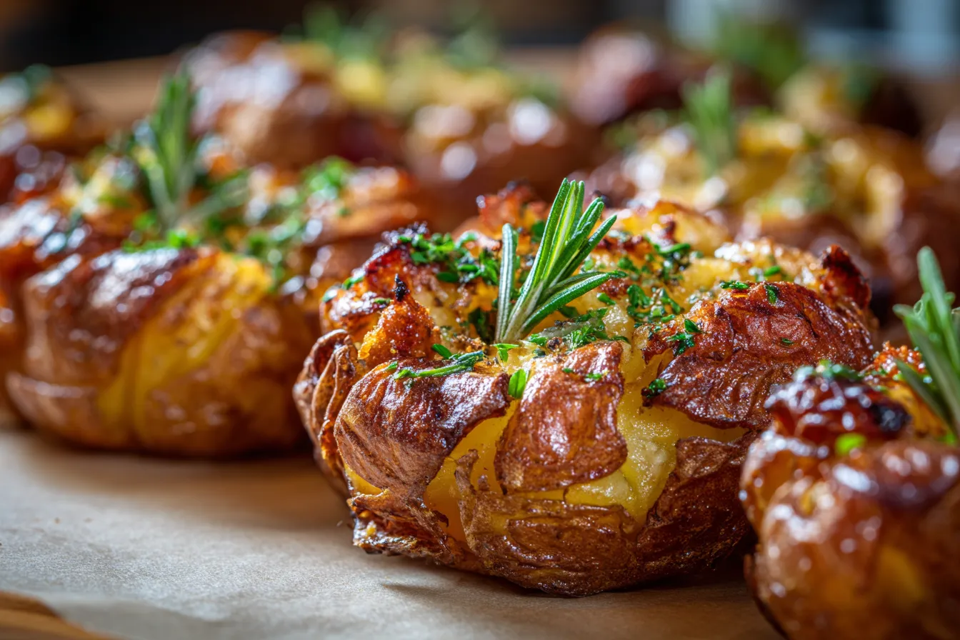 Ultimate Loaded Crispy Smashed Potatoes Recipe for Irresistible Flavor