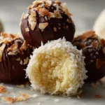 No-bake sugar cookie truffles made with only 4 ingredients