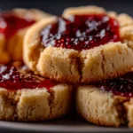 Peanut Butter and Jam Thumbprint Cookies