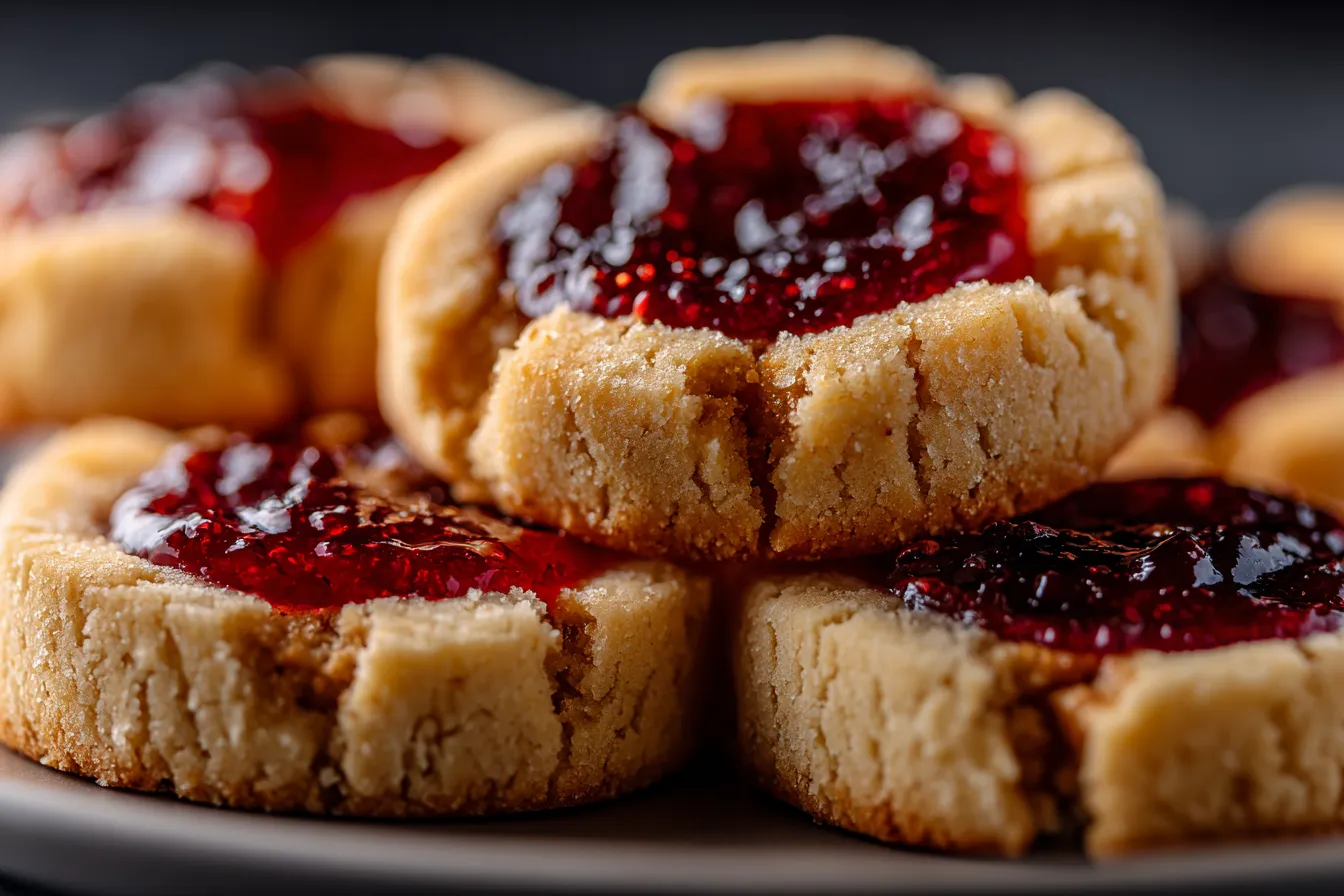 Irresistible Peanut Butter Jam Thumbprint Cookies Recipe