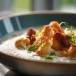 Quick Cauliflower Chicken Soup