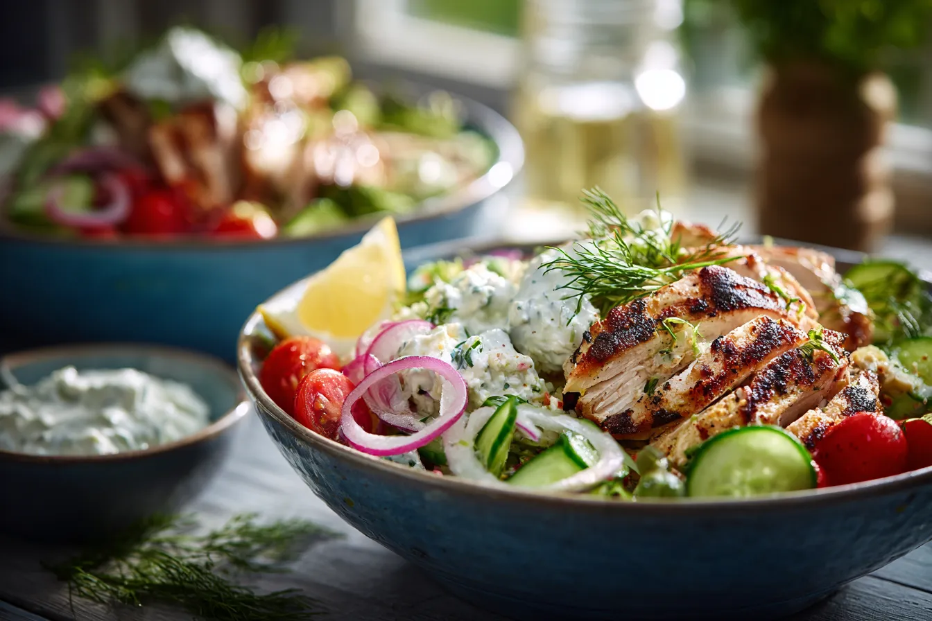 292 refreshing chicken tzatziki bowls for a light lunch 3 6940573297f92